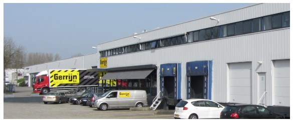 Het pand aan de Constructieweg 20 in Mijdrecht (sinds 2008)